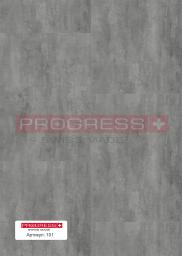 Кварц-виниловое покрытие (ПВХ плитка, виниловый ламинат) Progress/ Прогресс Клеевой винил Stone - 101 Cement Steel