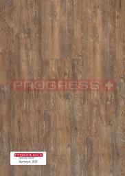 Кварц-виниловое покрытие (ПВХ плитка, виниловый ламинат) Progress/ Прогресс Клеевой винил Wood - 200 Oak Brown Old