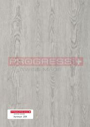 Кварц-виниловое покрытие (ПВХ плитка, виниловый ламинат) Progress/ Прогресс Wood - Cross Oak White